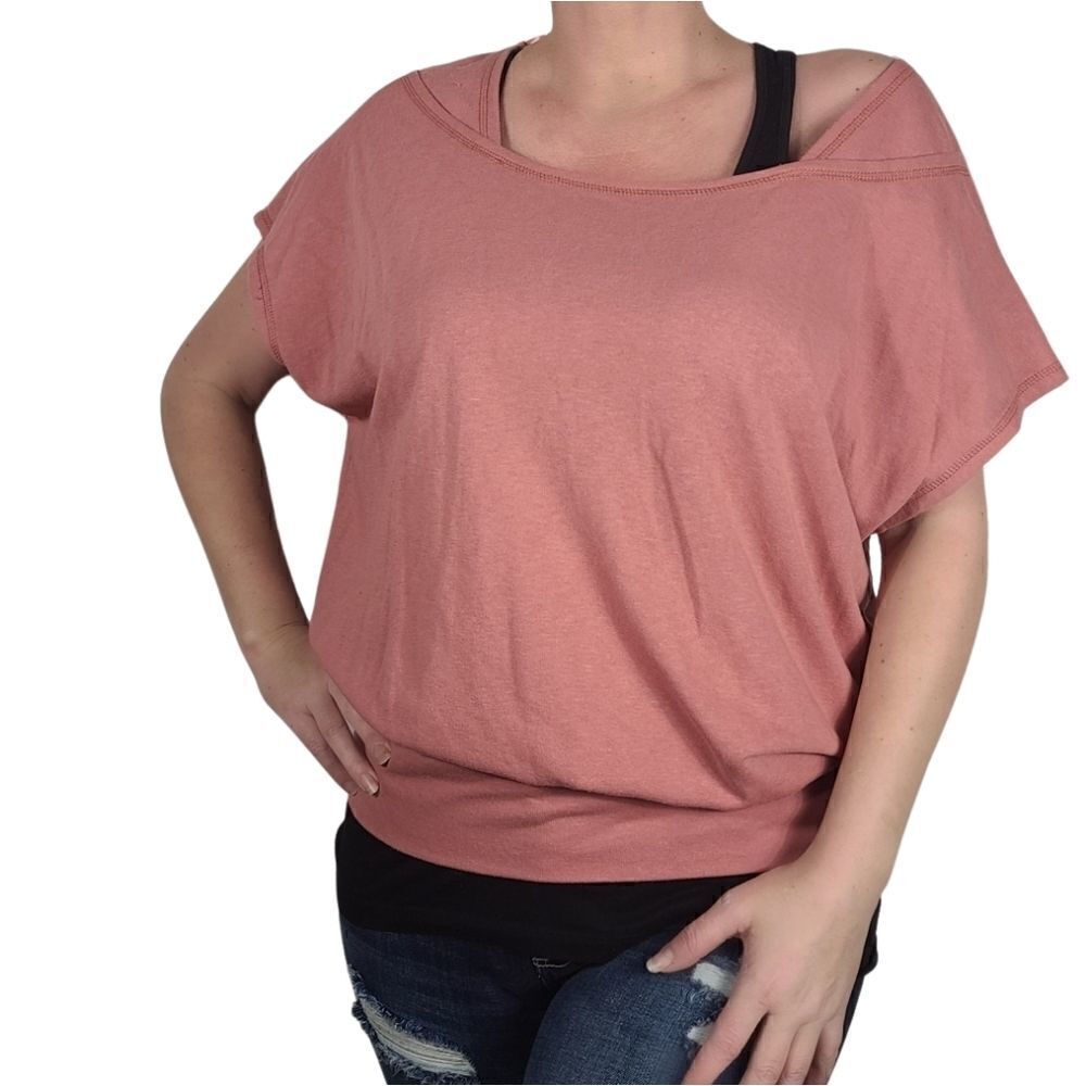 Boutique Pink Criss Cross Back Sweater